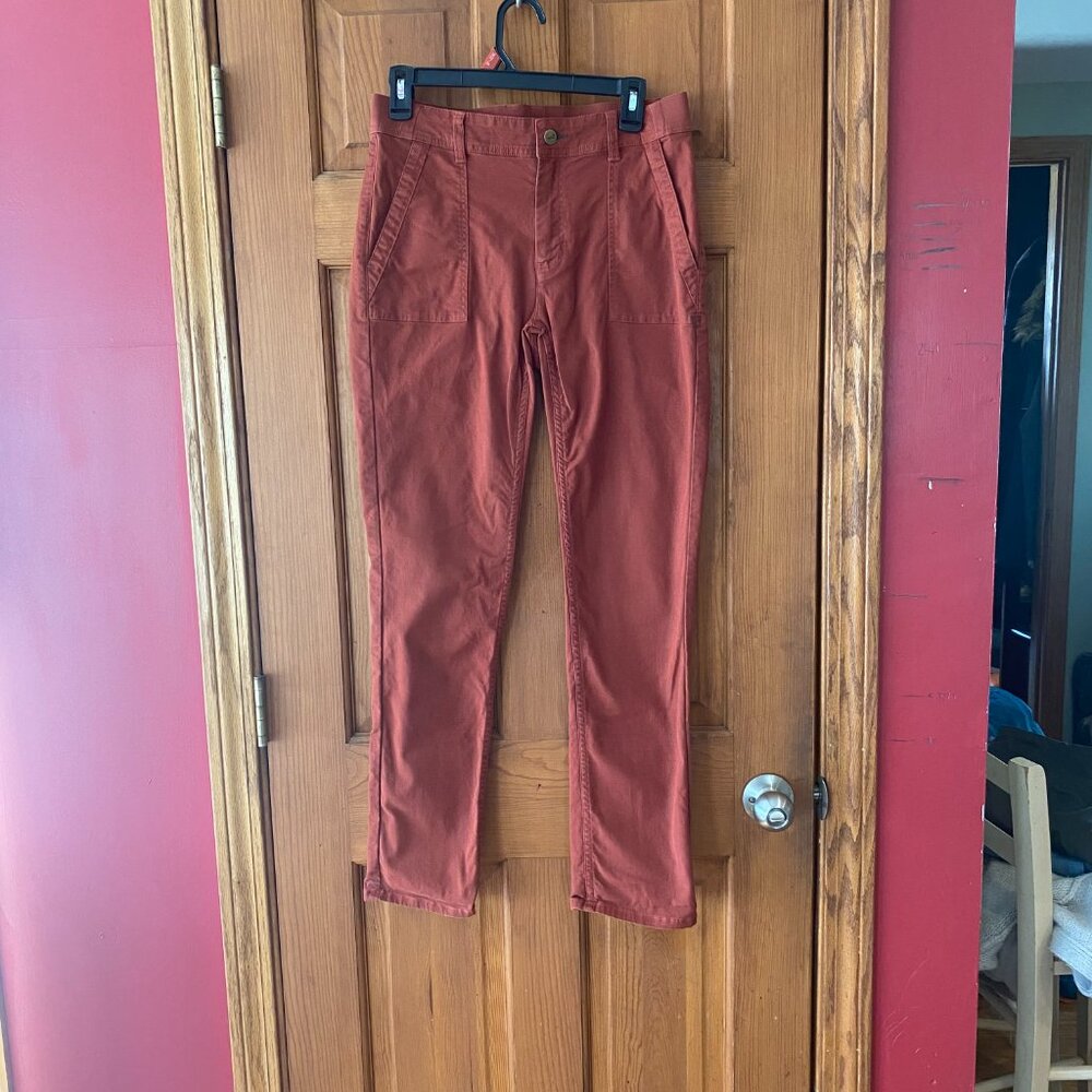 Toad&CO Earthworks stretch canvas organic cotton Pants size 4 (29" inseam) - Picture 4 of 10